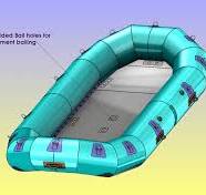 Self Bailing Whitewater rafts and silt