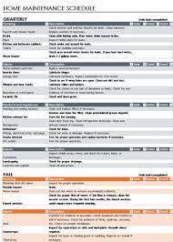 Home Maintenance Schedule And Task List Templates Home Maintenance Schedule Home Maintenance Home Maintenance Checklist
