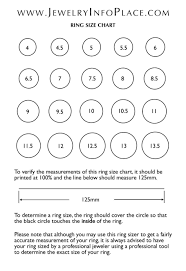 Ring Size Chart Accessorize Rings Ring Size Guide