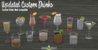 The characters can chug liquor at the pub, but they won't get unsteady or anything, which is quite disappointing. Los Sims 4 Bebidas Cc Y Mods Modsims