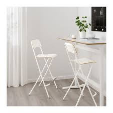 Franklin Bar Stool With Backrest Foldable White White Tested For 243 Lb Ikea Bar Stools Ikea Bar Bar Furniture