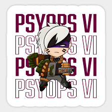 Psyops Vi - League - Sticker | TeePublic