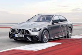 This reduces the slip on the inside wheel when cornering, without any control intervention in the braking system. Mercedes Amg C 63 2021 558 Ps Aus Einem Vierzylinder Hybrid Auto Bild