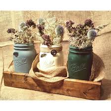 Maybe you would like to learn more about one of these? Dried Flower Painted Mason Ball Jar Set