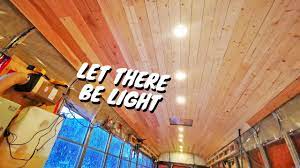 Recessed lighting fixtures kitsap transit bus. Installing Ceiling Lighting Best Lights Bus Conversion Ep 16 Youtube
