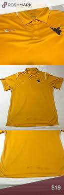 Black And University Gold Polo Shirt Gold Wvu Nike Dri Fit Polo Xxl Nike Dri Fit Black Leather Belt Nike Shirts