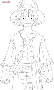 One Piece Luffy Coloring Pages One Piece Zeichnung One Piece Manga Anime Malen