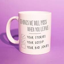 Things We Will Miss When You Leave Goodbye Gifts Farewell Gifts For Friends Farewell Gifts