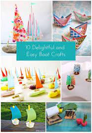 Here is a list of 50 easy and cheap outdoor activities for kids. 10 Delightful Boat Crafts Boat Crafts Crafts For Kids Crafts