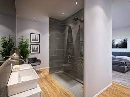 Open Shower Bedroom With Shower Double Shower For Two People Shower With Closet Wall Modern S Bathroom Remodel Shower Restroom Design Contemporary Bathtubs