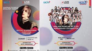 Rcti streaming hd memberi kualitas gambar yang baik walaupun anda sedang mobile sehingga akan memberikan kepuasan bagi anda dalam nonton tv online. Link Live Streaming Perayaan Ulang Tahun Ke 30 Rcti Malam Ini Pukul 19 30 Wib Saksikan Di Sini Tribunstyle Com