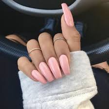 A wide variety of coral nail polish options are available to you, such as material, use, and type. 73 Peach Coral Coffin Almond Stiletto Acrylic Nail Design For Short And Long Nails Awimina Blog Pink Nails Nails Long Nails