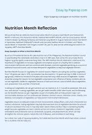 If you have a few years of experience in the java ecosystem, and you're interested in sharing that experience with the community (and getting paid for your work of course). Nutrition Month Reflection Essay Example