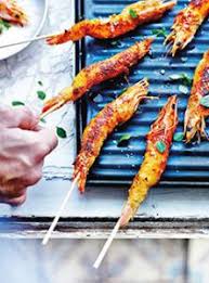Brochettes De Crevettes Wasabi Brochette Crevette Brochette Recette Brochette