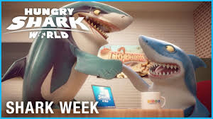 No it is not haram so long the food itself is not haram. Hungry Shark World Meet The Sharks Shark Week Ubisoft Na Youtube