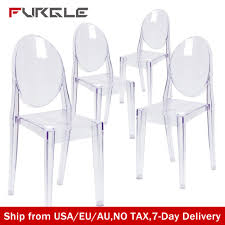 Deep dream 1.5mm thick 47 inches clear round table protector, round table cover, tablecloth protector, table protector for dining room table & office 4.4 out of 5 stars 467 $51.99 $ 51. Set Of 6 Nordic Ghost Chair Transparent Dining Chairs Victoria Dressing Table Chair Garden Kitchen Wedding Dining Room Chairs Dining Chairs Aliexpress