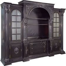 Old World 3 Piece Entertainment Center Bookcase Tv Custom Dining Tables Wrought Iron Furniture Entertainment Center