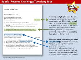 Solutions For Having Too Many Jobs On Your Resume Effective Resume Infographic Resume Resume