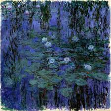 Lukisan ini dibuat pada tahun 1877. Antv Store Jiekley Fine Art Lukisan Blue Water Lilies Karya Claude Monet 1916 1919