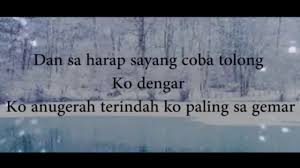 D a sa tra mau ko pergi dengan dia. Lirik Lagu Sa Masih Sayang Ko