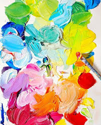 Of Course I Set My Paint Palettes Out In Rainbow Tastic Order Is There Any Other Way Painting Art Cool Artwork