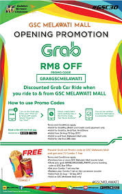 In addition to tgv cinema in wangsa walk and mbo cinema in setapak central (formerly known as kl festival city), those living. Gsc Melawati Mall Free Grab Promo Code Rm8 Discount Combo 1 Minute Maid 350ml Until 10 September 2017