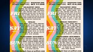 Enjoy a vintage hour from 2010 with new. Acl Announces Lineup Schedule Single Day Tickets On Sale Wednesday