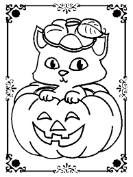 Cat in cartoon style, halloween coloring page, education paper game for the development of children, kids preschool activity, prin. Caillou Coloring Pages Halloween Cat
