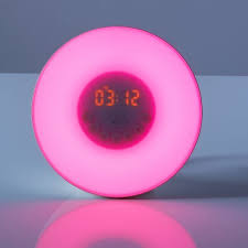 Round Light Up Alarm Clock Alarm Clock Clock Round Light