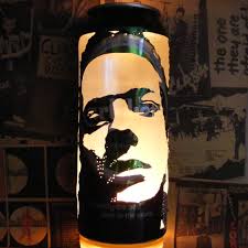 Joe Strummer Beer Can Lantern