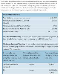 For payments made using 'click to pay' feature, we request you to pay your dues at least three working days prior to the due date, to avoid late payment charges. Kevin Moore Received His Monthly Credit Card Chegg Com