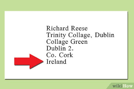How to write an address to ireland. 8 Ways To Write An Address On An Envelope Wikihow