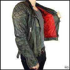 Vintage 1980s Leather Biker Black Jacket Coat Punk Cafe Racer Large 42 Ebay Cafe Racer Clothing Leather Jacket Men Leather Jacket