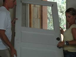 The spring loaded style are easy to install and remove, and when removed they leave virtually no trace. How To Install A Doggie Door How Tos Diy