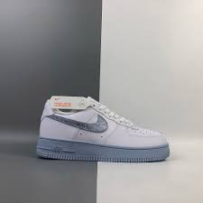 Air Force 1 07 Lv8 Sneaker Low White Blue Fury Black Nike Air Force 1 07 Lv8 White Hydrogen Blue For Sale The Sole Line