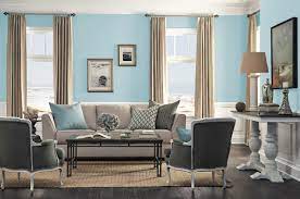 Behr premium plus 1 gal. Color Of The Month Peek A Blue Colorfully Behr