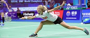 She won the gold medals at the 2015 european junior championships in the girls' singles event, and later at the 2019 minsk european games in the women's singles event. Mia Blichfeldt Info Facebook
