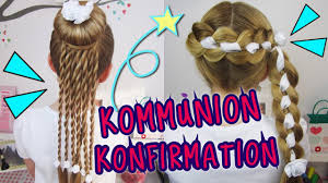 In diesem beitrag finden sie die besten bilder von 15 super trend frisuren für graue haare, die sie deffinitely lieben! Konfirmation Kommunion Frisuren Klassisch Einfach Und Schnell Mavie Noelle Youtube