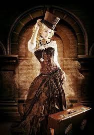 I Do Really Like These Colors And The Design Steampunk Kleider Steampunk Couture Viktorianischer Steampunk