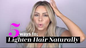 I don't know about you, but it's really awesome to know that i can actually have a blonde color without bleaching my hair. Diy 5 Ways To Lighten Blonde Hair Naturally Youtube