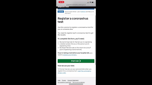 How To Register Your Coronavirus Test Kit Youtube