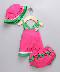 Pink Watermelon Dress Set Daily Deals For Moms Babies And Kids Watermelon Dress Watermelon Outfit Kids Outfits