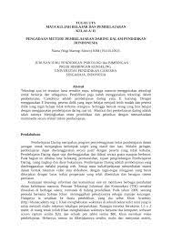 Ketidaksiapan stakeholder sekolah dalam menjalankan pembelajaran daring juga menjadi salah satu dampak besar dari terhambatnya pembelajaran selama pandemi ini. Pdf Metode Pembelajaran Daring Dalam Pendidikan Diindonesia Wps Office