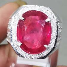 Kalau warna merahnya tidak menghilang sampai satu bulan, bisa dikatakan batu merah delima itu adalah asli. Cincin Batu Natural Ruby Merah Delima Asli Perhiasan 804295040