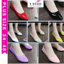 Kami adalah pemborong dan pembekal kasut bundle gred a. Ladies Plus Size Flatshoes 34 43 44 45 46 47 48 Kasut Saiz Besar Perempuan Shopee Malaysia