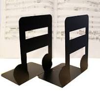 Simple Design Metal Book Stand Bookends Black Holder - Book Stand And