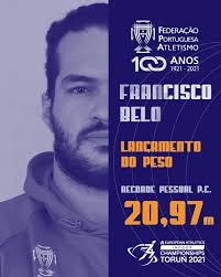 O atleta do benfica foi quarto classificado na final do lançamento do peso masculino dos europeus de atletismo em pista coberta, que decorrem em torun, com a marca de 21,28 metros, novo recorde nacional. Facebook