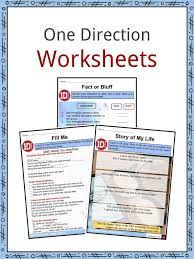 One Direction Facts Worksheets Songs Careers Members