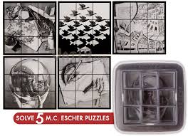 Maybe you would like to learn more about one of these? M C Escher Mirror Puzzle Arrange Mirrored Cubes To Create Five Masterpeices