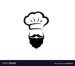 Creative Abstract Chef Hat Beard Logo Design Vector Symbol Illustration Download A Free Preview Or High Quality Adobe I Beard Logo Design Beard Logo Chef Logo